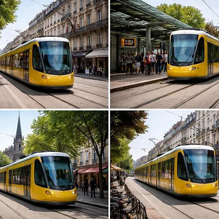 Apartamento Rdc Parfait Pour Halte Et 2 Chambres, Tram-train, Autoroute à Proximité, Parking Gratuit