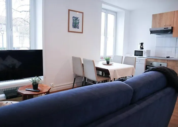 Rdc 2 Parfait Loisirs Et Travail, Court Et Long Sejour, Parking Gratuit Tram-train, Autoroute A Proximite Mülhausen